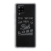 Risk loss: Samsung Galaxy A42 5G Transparant Hoesje Risk loss: Samsung Galaxy A42 5G Transparant Hoesje