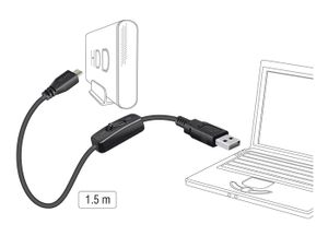 DeLOCK 84803 USB-kabel 1,5 m USB 2.0 USB A Micro-USB B Zwart