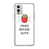 Fries before guys: OnePlus 9 Transparant Hoesje