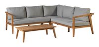 WOOOD Hoek Loungeset 'Lucca' Teakhout WOOOD Hoek Loungeset 'Lucca' Teakhout