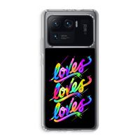 Loves: Xiaomi Mi 11 Ultra Transparant Hoesje
