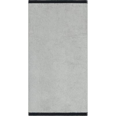 Cawö Cawo Lifestyle Splash Doubleface 7071 Handdoek 50x100 platin/schwarz