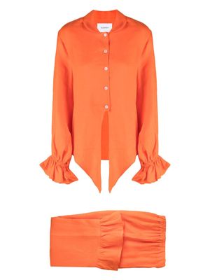 Sleeper ensemble jupe-chemise Rumba en lin - Orange
