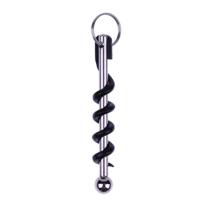 2 PC'S outdoor creatieve corkscrew Pocket rode wijn gereedschap sleutel ring (OPP tas)