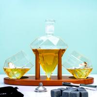 Diamant decanteerset deluxe met glazen