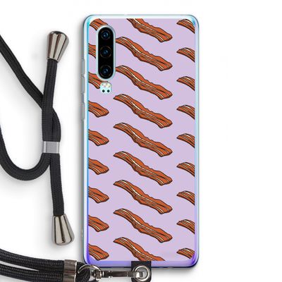 Bacon to my eggs #2: Huawei P30 Transparant Hoesje met koord