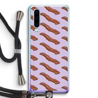 Bacon to my eggs #2: Huawei P30 Transparant Hoesje met koord
