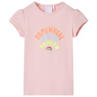 Kindershirt 104 lichtroze