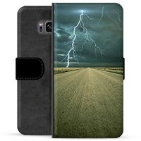 Samsung Galaxy S8 Premium Portemonnee Hoesje - Storm