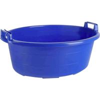 Lockweiler Bak ovaal 65 cm/40 L blauw hoogstaand handvat