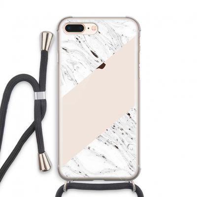 Biggest stripe: iPhone 7 PLUS Transparant Hoesje met koord