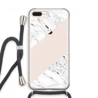 Biggest stripe: iPhone 7 PLUS Transparant Hoesje met koord