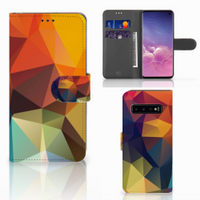 Samsung Galaxy S10 Book Case Polygon Color - thumbnail