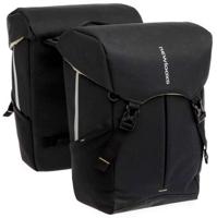 Dubbele fietstas New Looxs Sports MIK 40 liter 32 x 18 x 40 cm (2x) - zwart
