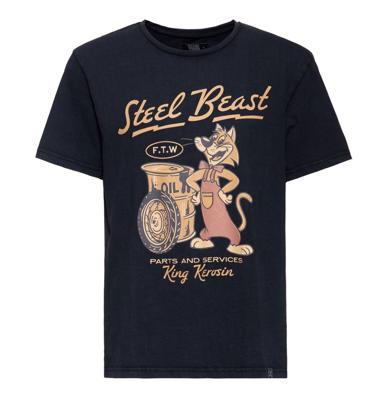 King Kerosin Steel Beast T-Shirt Anthracite-L