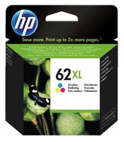 HP 62XL originele high-capacity drie-kleuren inktcartridge