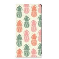 Motorola Moto G84 Flip Style Cover Ananas - thumbnail