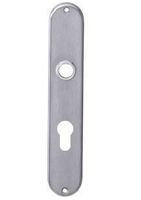 Langschild ovaal 220x41mm pc72 rvs Langschild ovaal 220x41mm pc72 rvs