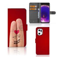 OPPO Find X5 Pro | Wallet Case | met Pasjes | Liefde - Origineel Romantisch Cadeau