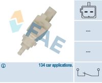 Fae Koppelingbedieningsschakelaar (motor) / Remlichtschakelaar 24411 - thumbnail