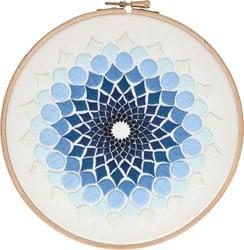 Kaleidoscope OG (20 cm) Borduurpakket 002 Blauw