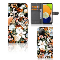 Hoesje voor Samsung Galaxy A03 Dark Flowers