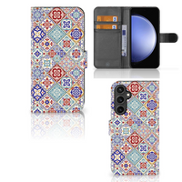 Samsung Galaxy S23 FE Bookcase Tiles Color - thumbnail