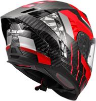 LS2 integraalhelm "ff807 dragon trax" helmet ff807 dragon trax xl red/grey