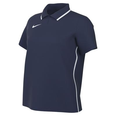 Nike Dri-FIT Park 26 Polo 1/4 Knoop Dames Donkerblauw Wit