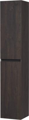 Saqu Gaia hoge kast links 35x34x180cm kasteel bruin