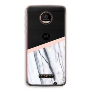 A touch of peach: Motorola Moto Z Force Transparant Hoesje