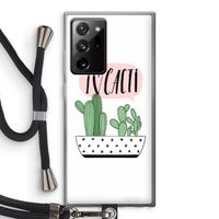 I love cacti: Samsung Galaxy Note 20 Ultra / Note 20 Ultra 5G Transparant Hoesje met koord
