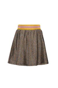 Like Flo Meisjes rok glitter plissee - Multi