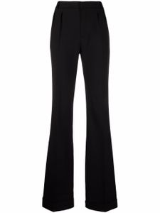 Saint Laurent pantalon de tailleur à coupe droite - Noir