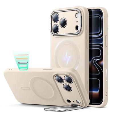 iPhone 17 Pro Max Cloud Soft Magnetic Case (Camera Control, Stash Stand) - Light Tan iPhone 17 Pro Max Cloud Soft Magnetic Case (Camera Control, Stash Stand) - Light Tan