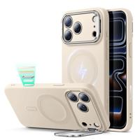 iPhone 17 Pro Max Cloud Soft Magnetic Case (Camera Control, Stash Stand) - Light Tan