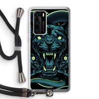 Cougar and Vipers: Huawei P40 Transparant Hoesje met koord