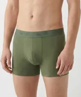 2-pak Jongens boxershorts Organic - Biologisch katoenen kinder onderbroeken - Zwart - Grijs - Donkerblauw