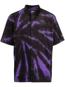 Neighborhood chemise à motif tie dye - Noir