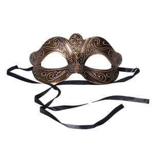 Venetiaans verkleed masker - goud - kunststof - oogmasker - carnaval - volwassenen