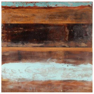 Tafelblad vierkant 25-27 mm 80x80 cm massief gerecycled hout
