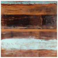 Tafelblad vierkant 25-27 mm 80x80 cm massief gerecycled hout