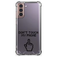 Samsung Galaxy S21 Plus Anti Shock Case Finger Don't Touch My Phone