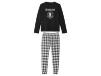 Kinderpyjama Wednesday (Zwart/wit, 134/140)