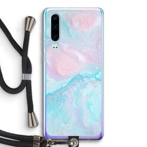 Fantasie pastel: Huawei P30 Transparant Hoesje met koord