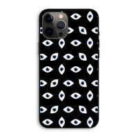 Eyes pattern: iPhone 12 Pro Max Biologisch afbreekbaar hoesje