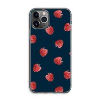 Framboosjes: iPhone 11 Pro Max Transparant Hoesje