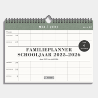 Spiraal Familieplanner 2025 - 2026 6 personen