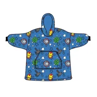 Marvel Avengers Hoodie Fleece deken Stars, 7 - 14 jaar