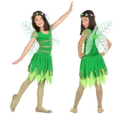 Groene toverfee/elfjes verkleedset voor meisjes - carnavalskleding - voordelig geprijsd